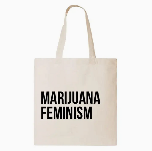 Buy Weed From Women™ Marijuana Feminism Canvas Tote