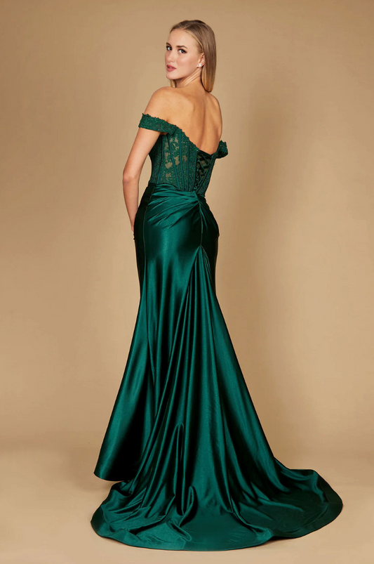 Long Corset Mermaid Gown