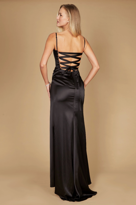 Long Plunging Neckline Sexy Formal Gown