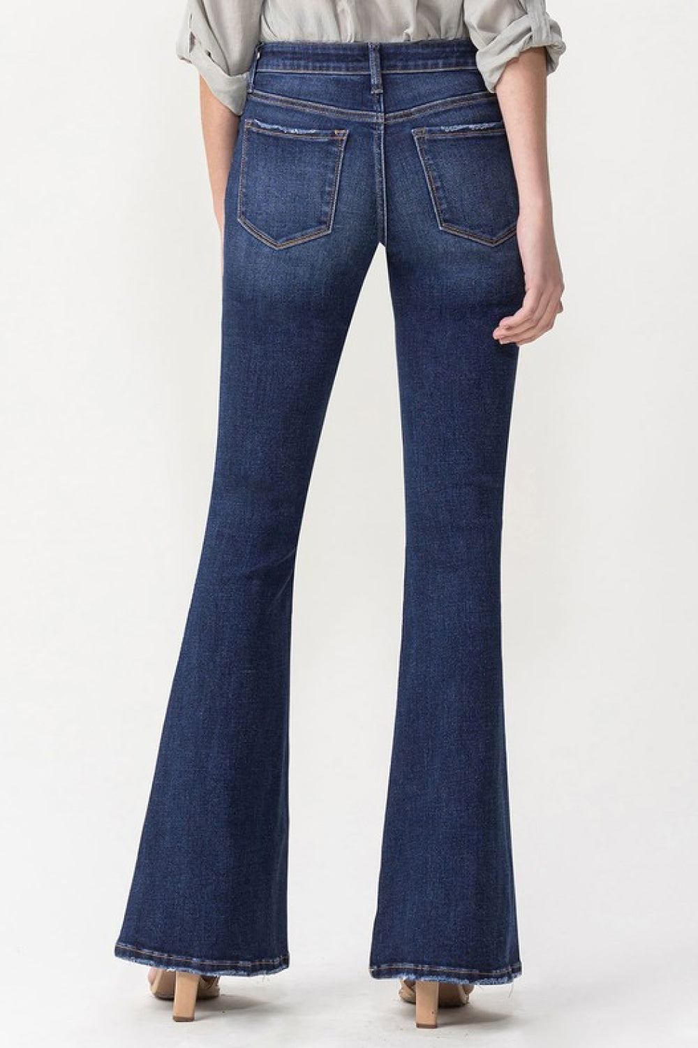 Full Size Midrise Flare Jeans