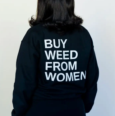 Buy Weed From Women™ Black Crewneck