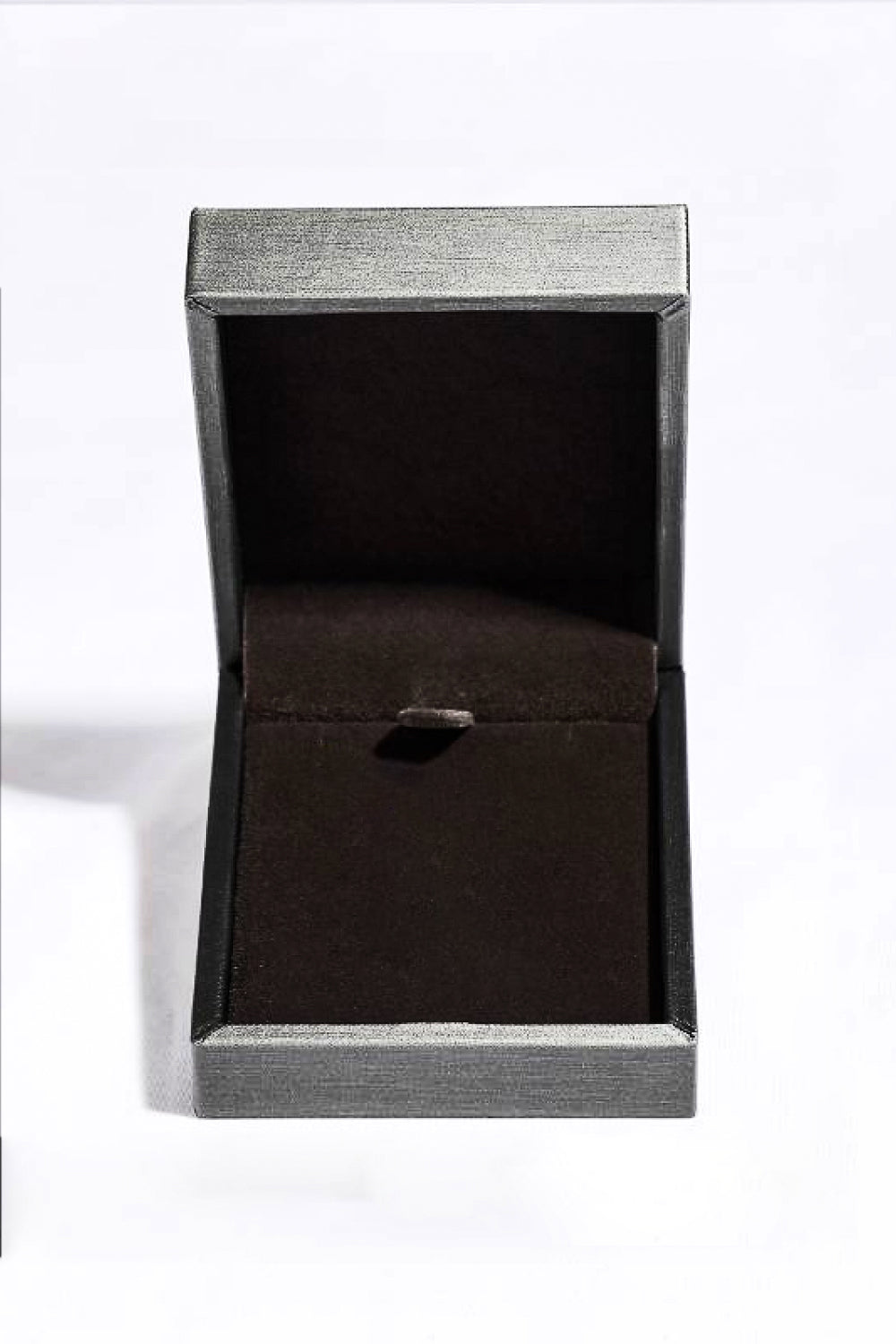 1 Carat Moissanite Open Ring Pendant Necklace