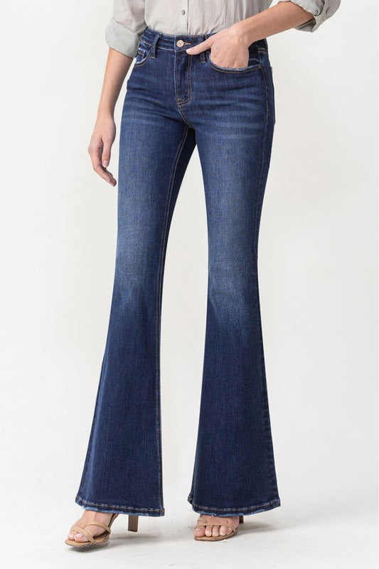 Full Size Midrise Flare Jeans